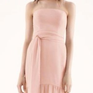 Vera Wang White Collection Full length Dress Blush
